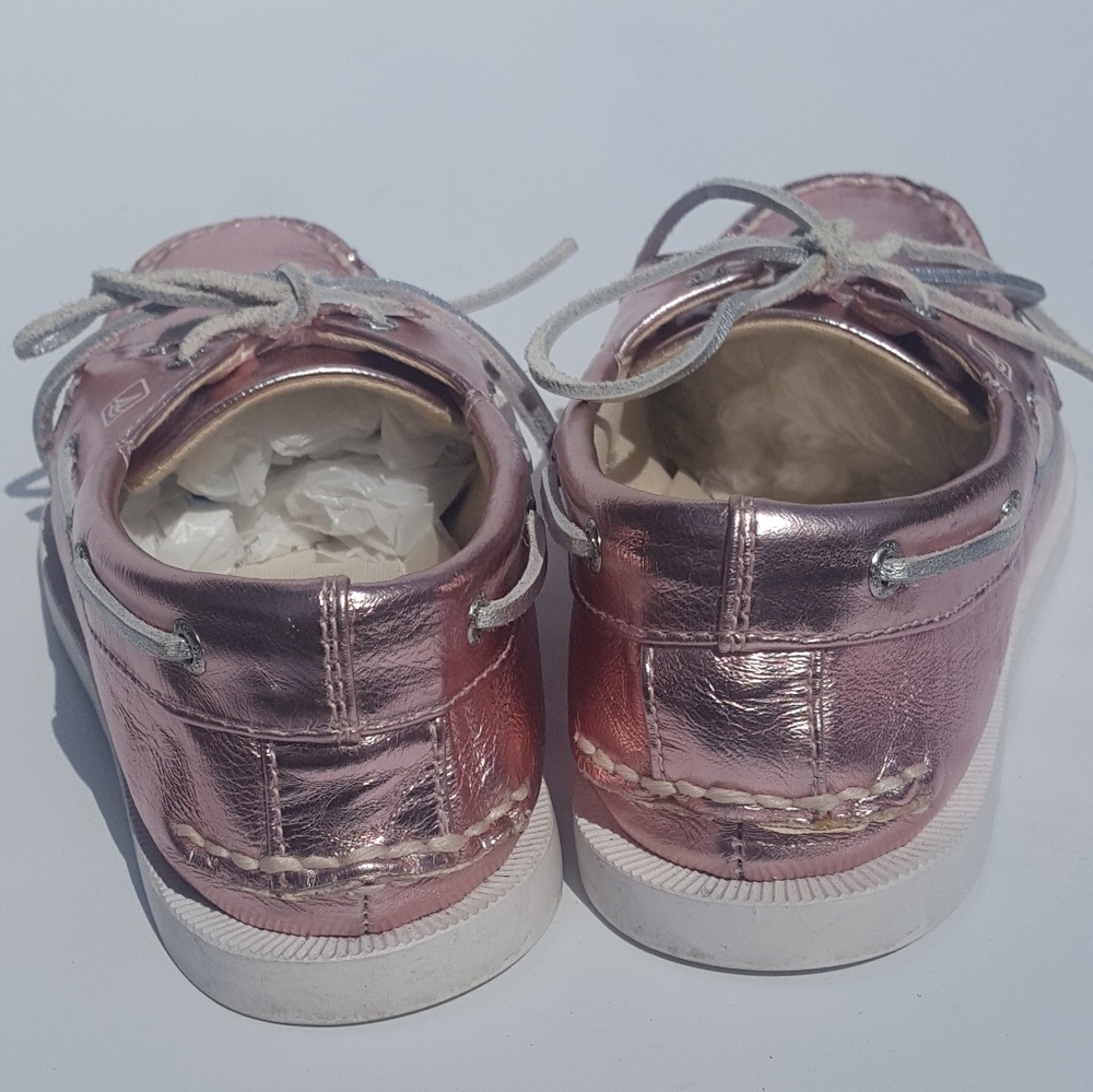 Girls Sperry Top-Sider (2.5 m) Rose Gold - Picture 3 of 7